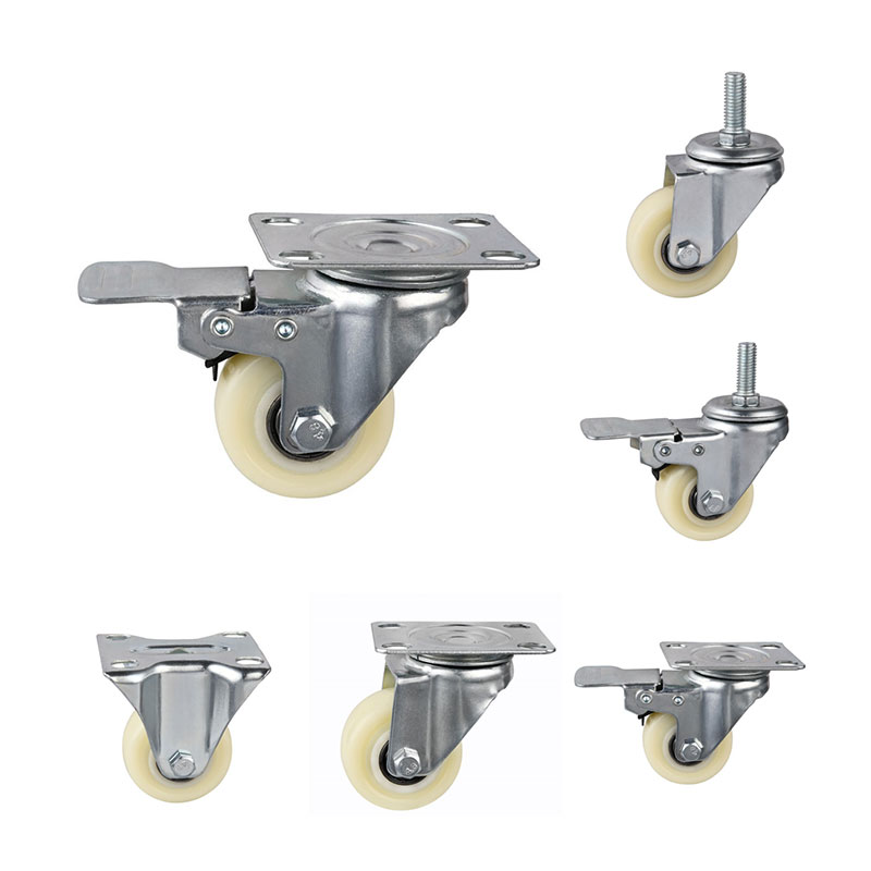 Leichte Duty Casters mit Nylonrädern