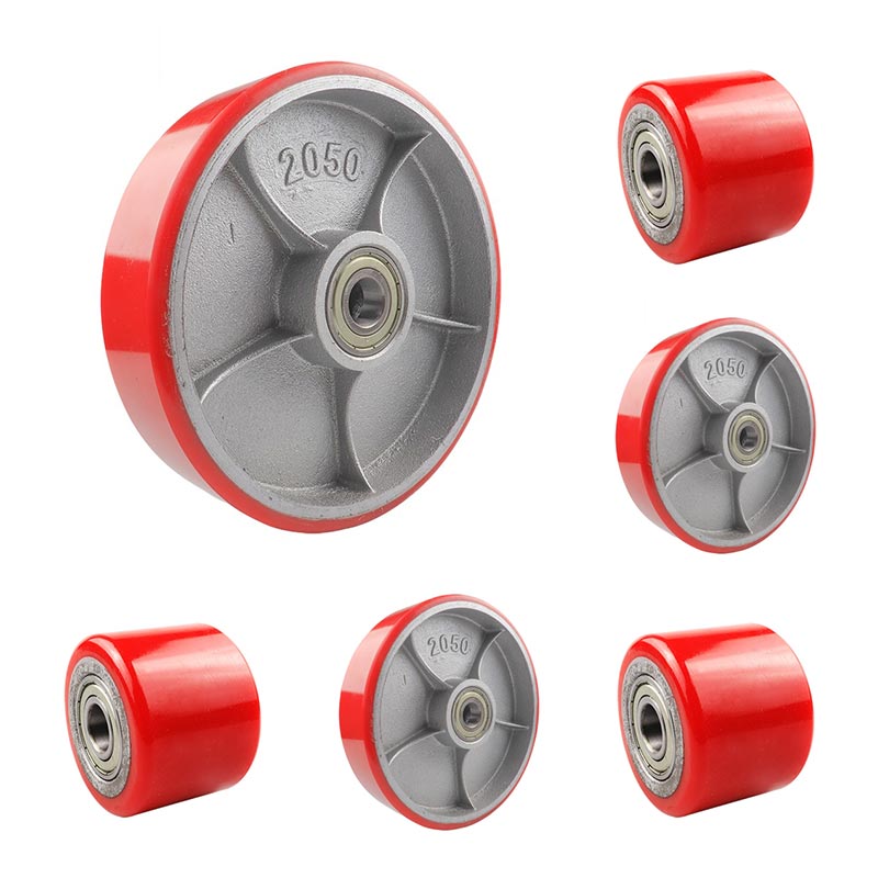 PU auf Palettenrädern aus Gusseisen, Ersatzrad