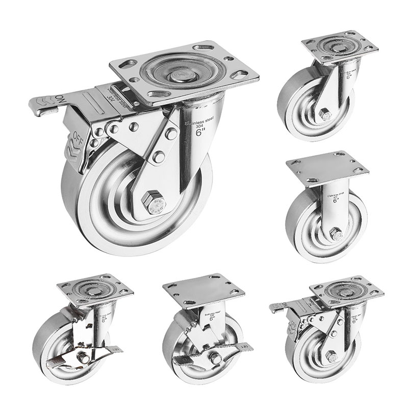 Sus304 Heavy Duty Caster Edelstahlrad