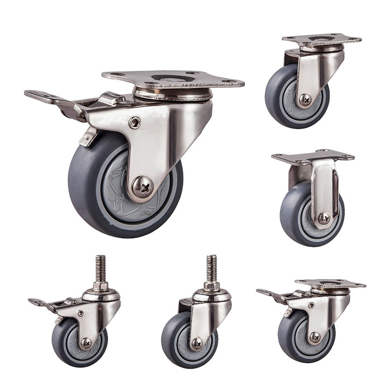 SUS304 Light Duty Casters TPR Räder