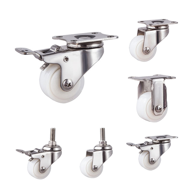 SUS304 Leichtes Casters mit PA -Rädern