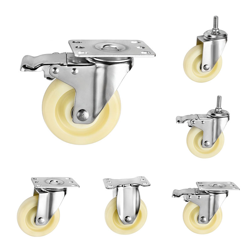 SUS304 mittlerer Duty Industrial Casters Nylon